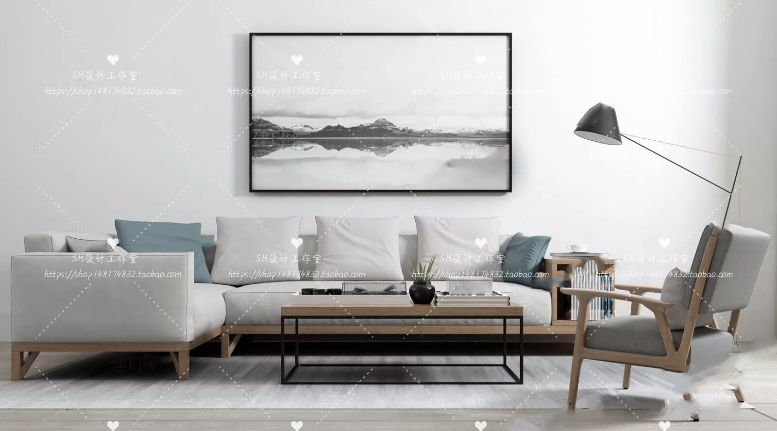 Modern Sofa – 3D Models – 0235