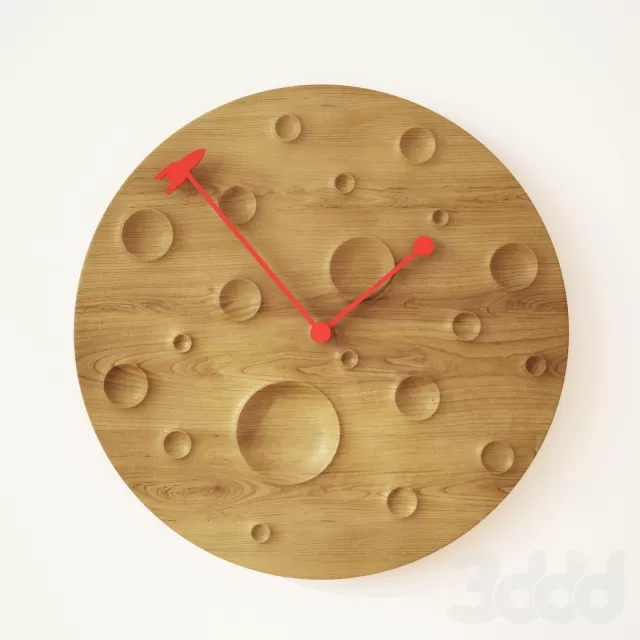 Around the Moon in 60 Minutes – The Wall clock – 206321