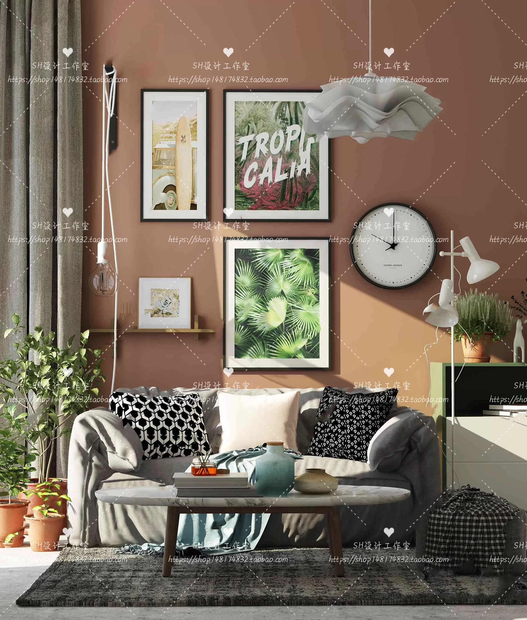 Modern Sofa – 3D Models – 0253