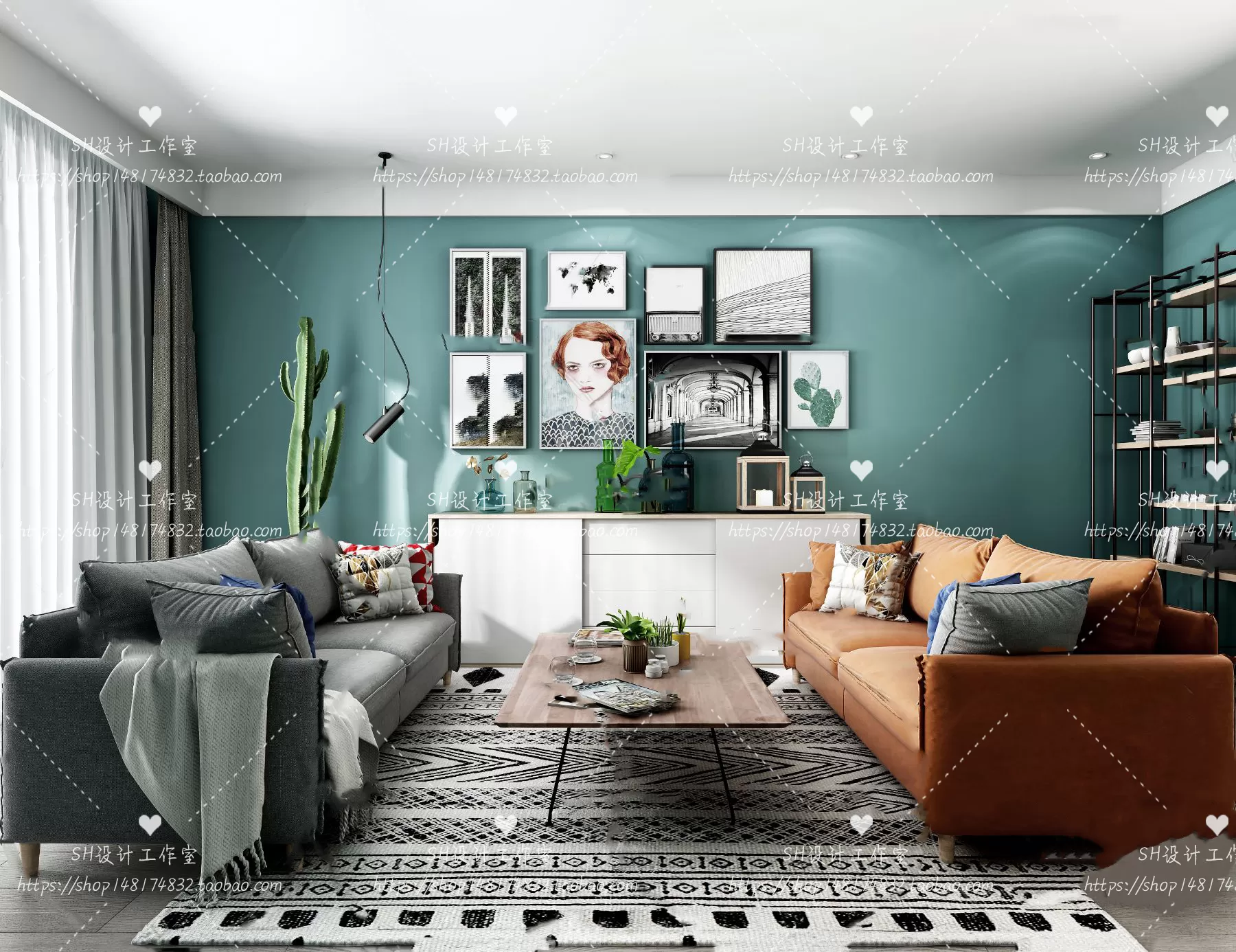 Modern Sofa – 3D Models – 0255