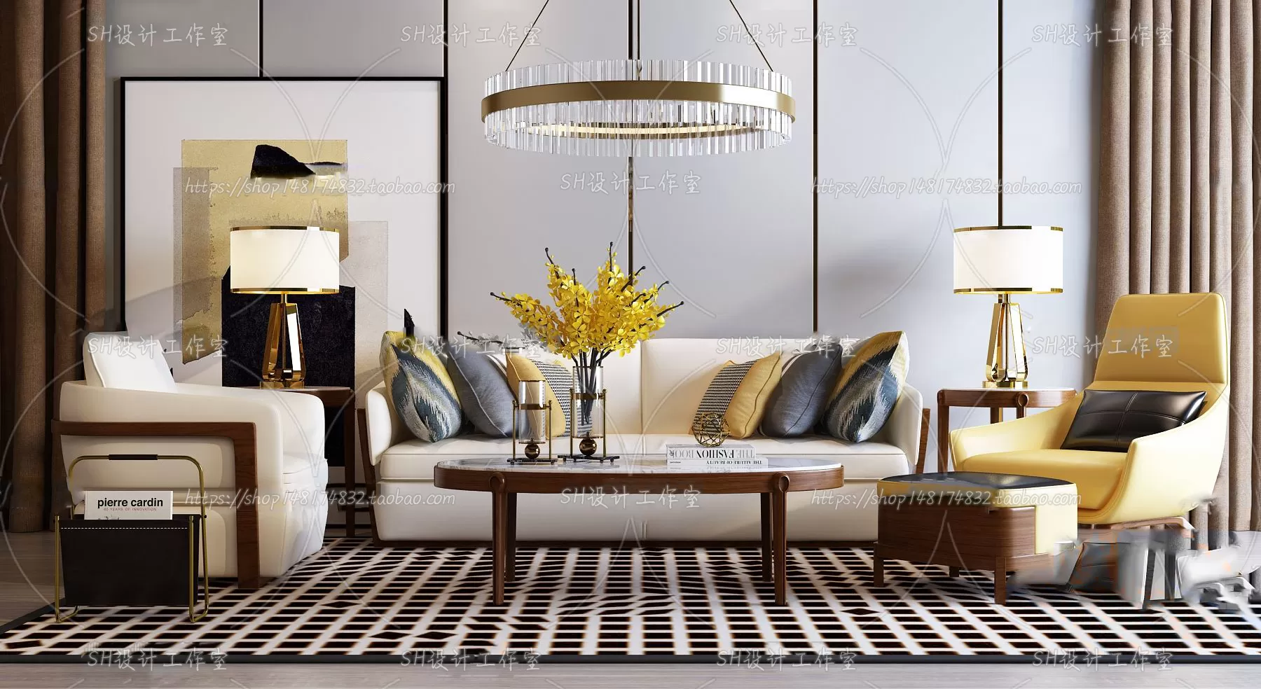 Modern Sofa – 3D Models – 0259