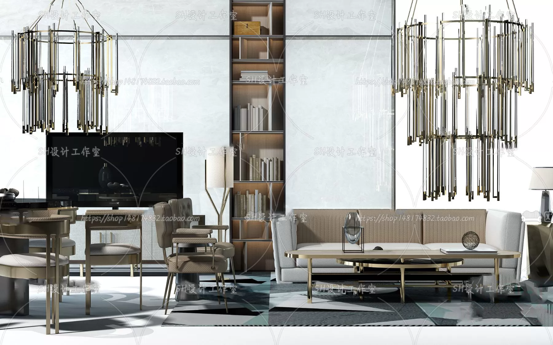 Modern Sofa – 3D Models – 0260