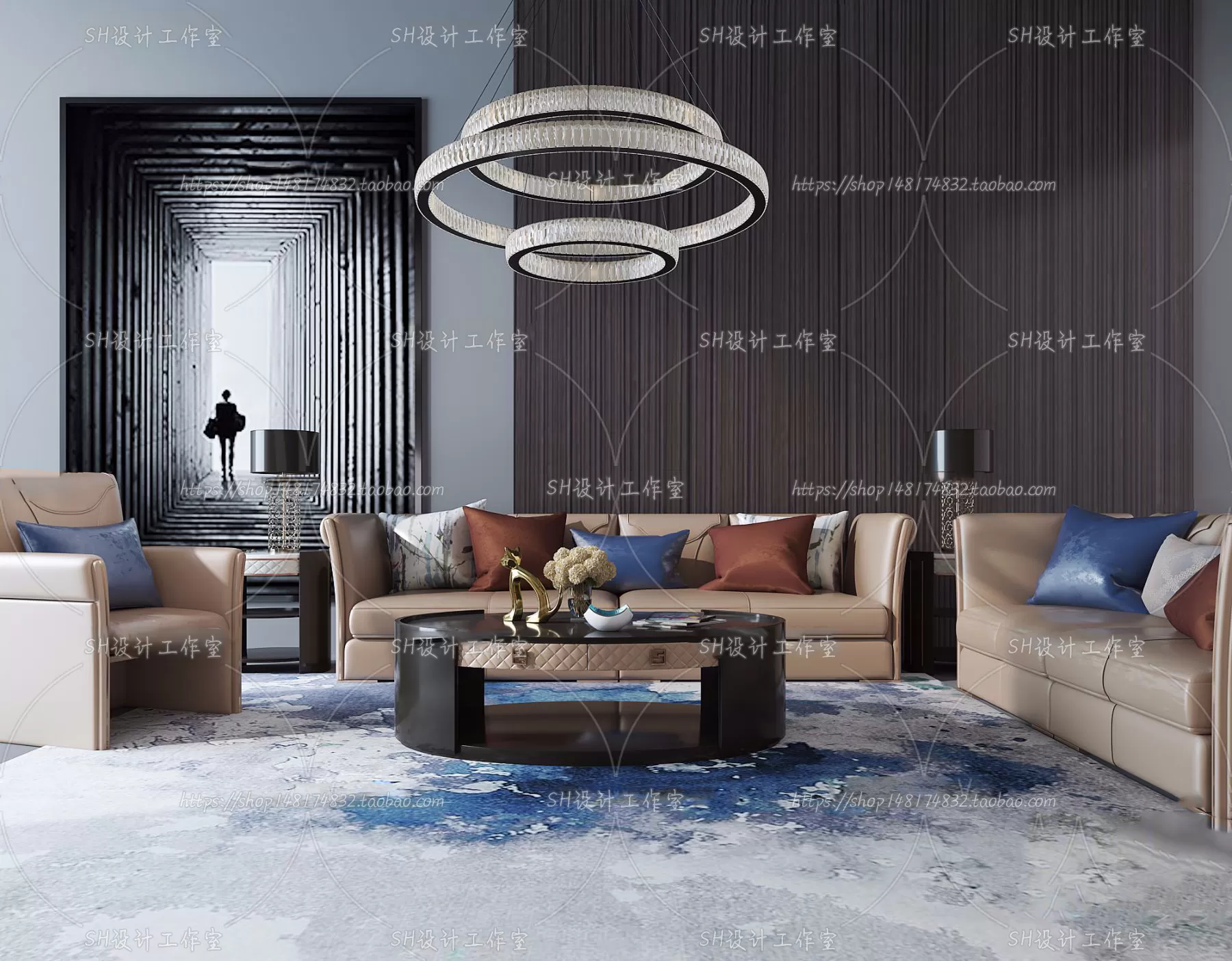 Modern Sofa – 3D Models – 0290