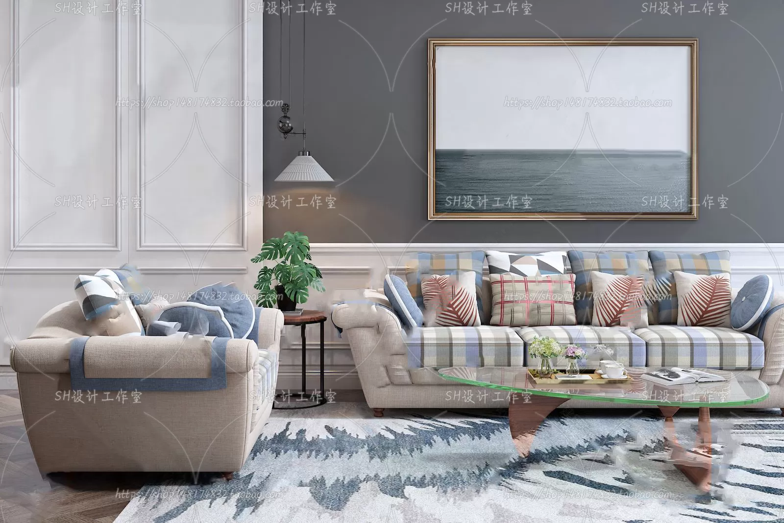 Modern Sofa – 3D Models – 0292