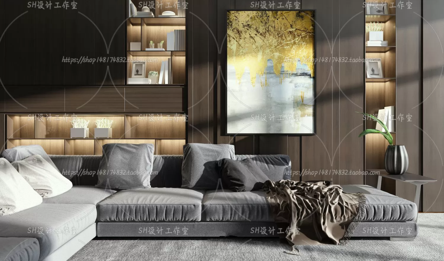 Modern Sofa – 3D Models – 0295