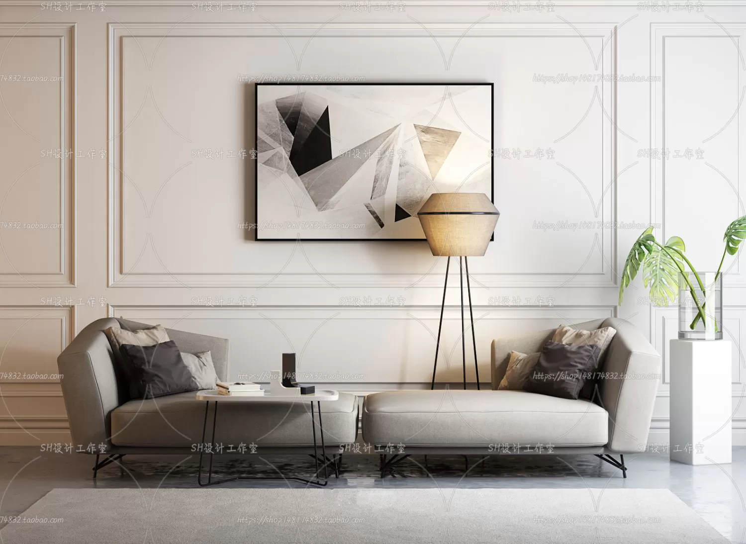 Modern Sofa – 3D Models – 0298