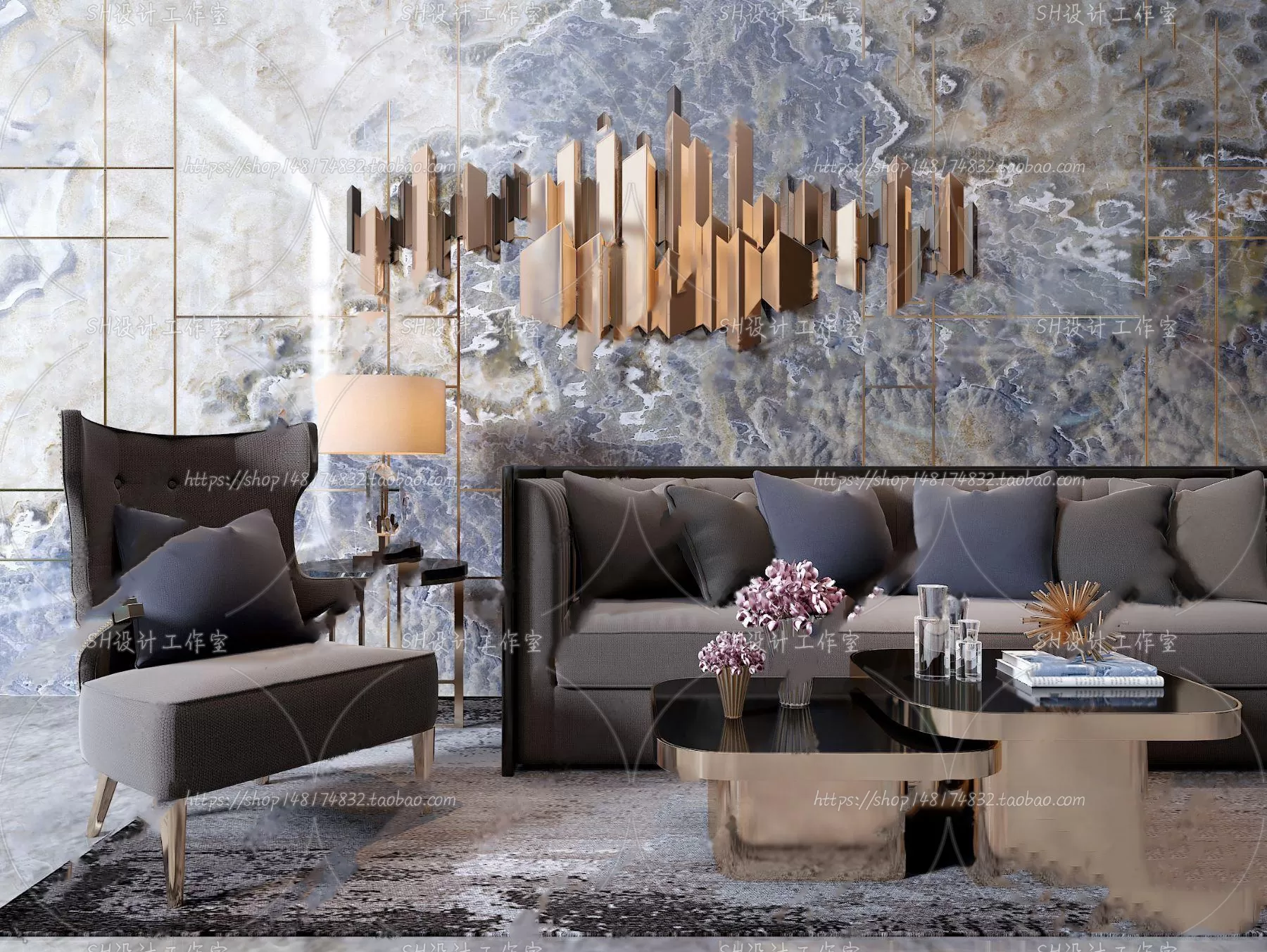 Modern Sofa – 3D Models – 0301