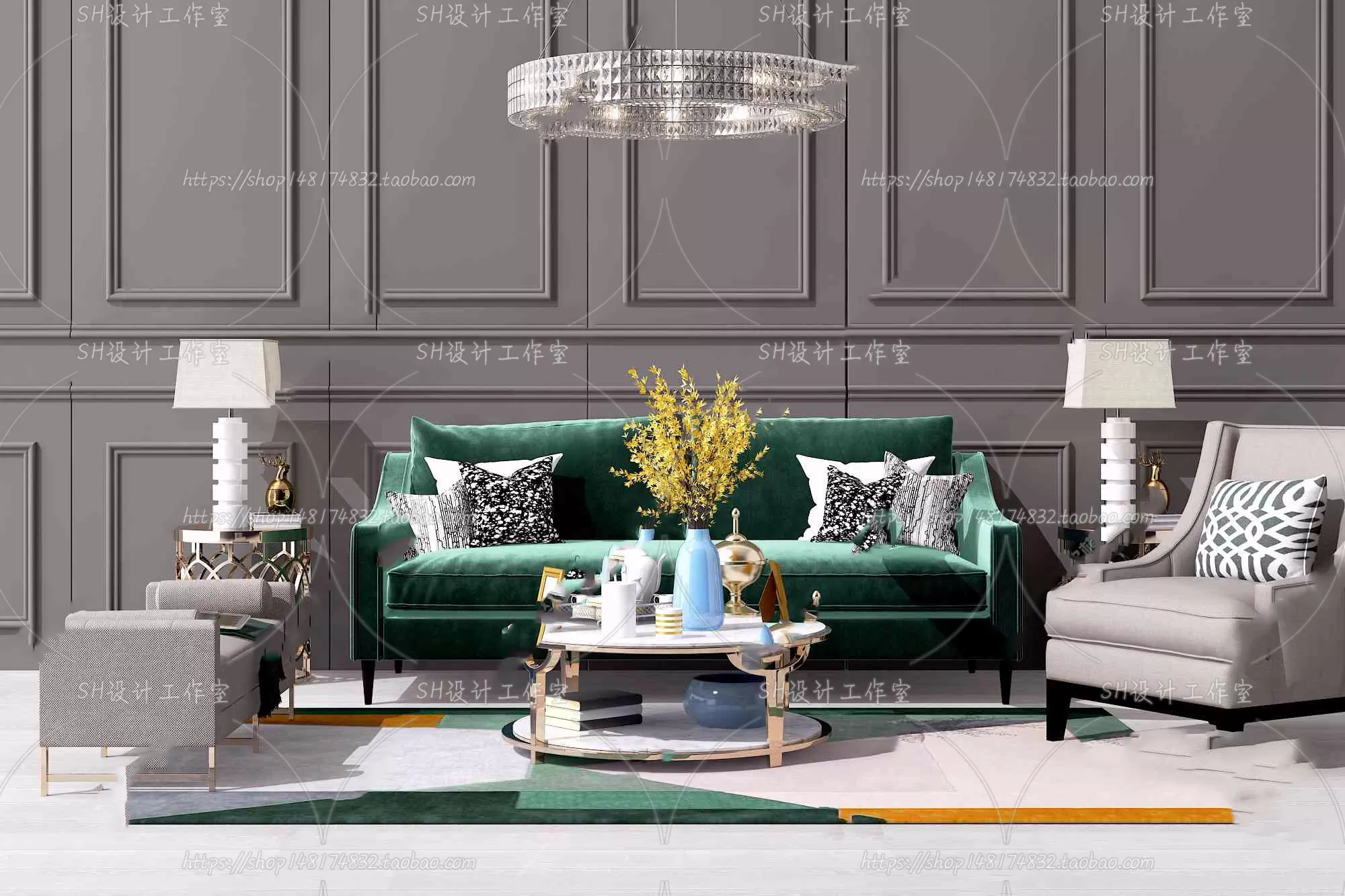 Modern Sofa – 3D Models – 0315