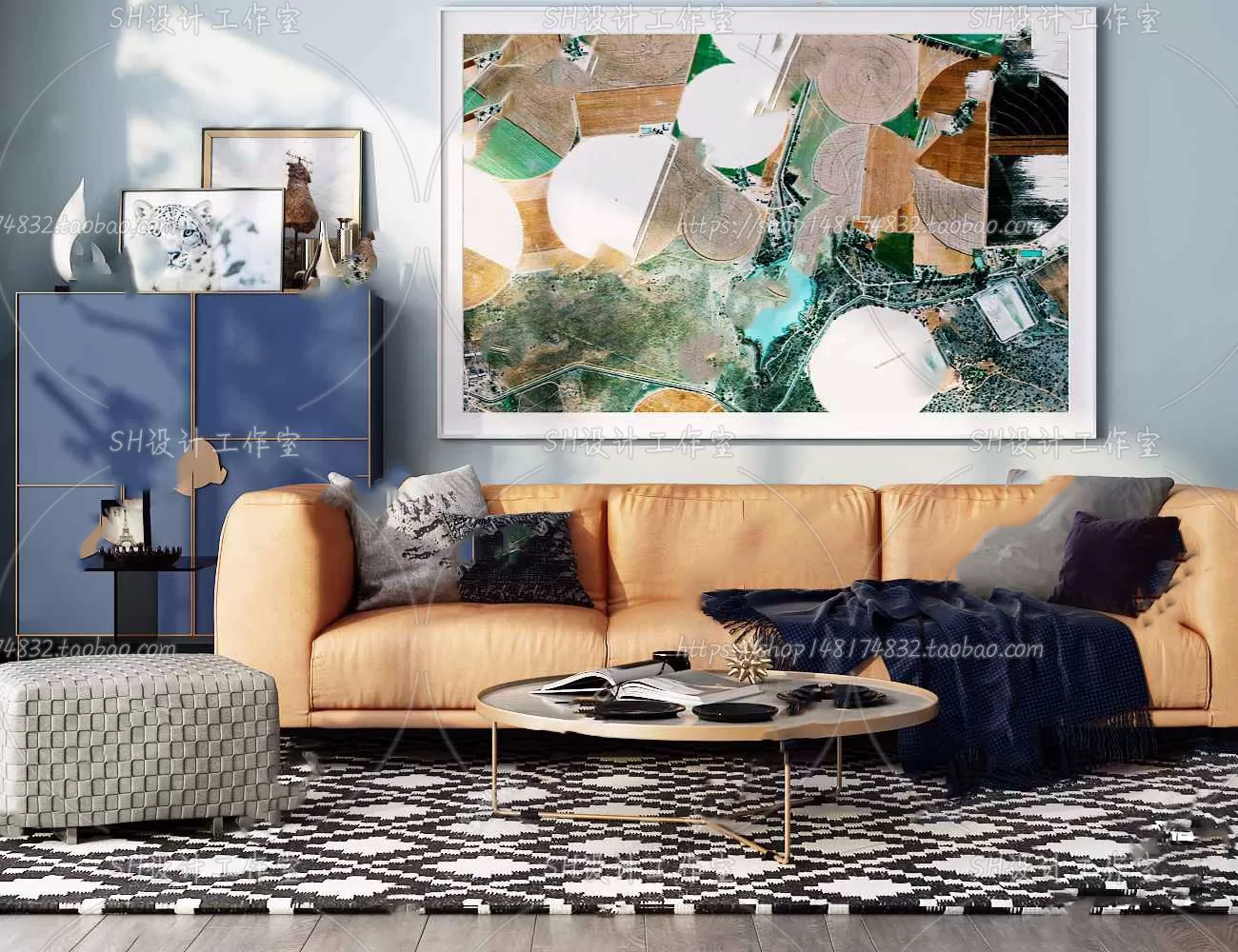 Modern Sofa – 3D Models – 0320