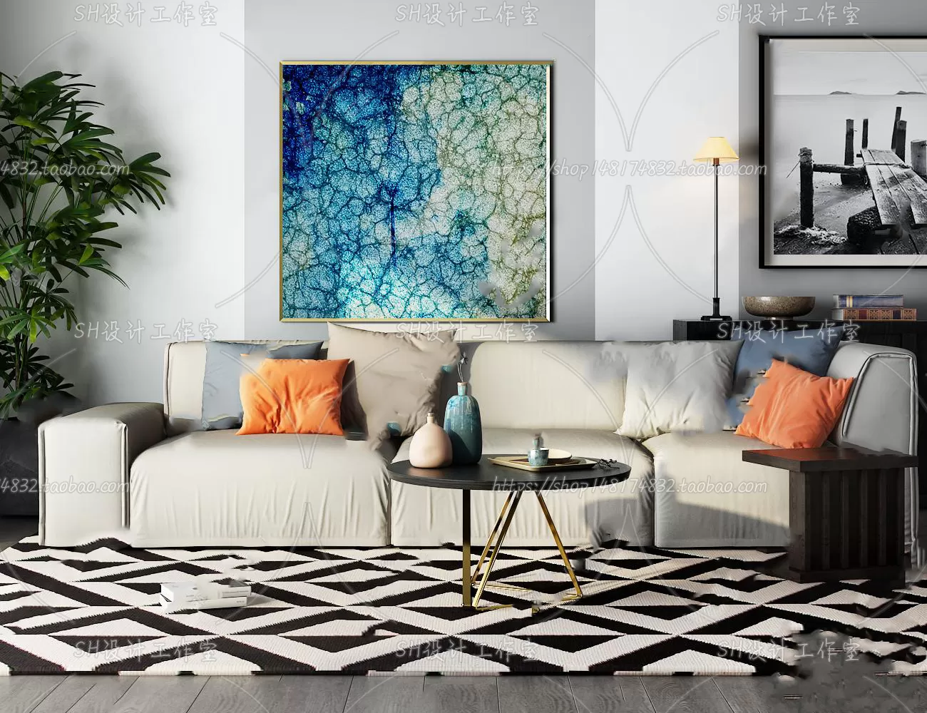 Modern Sofa – 3D Models – 0322