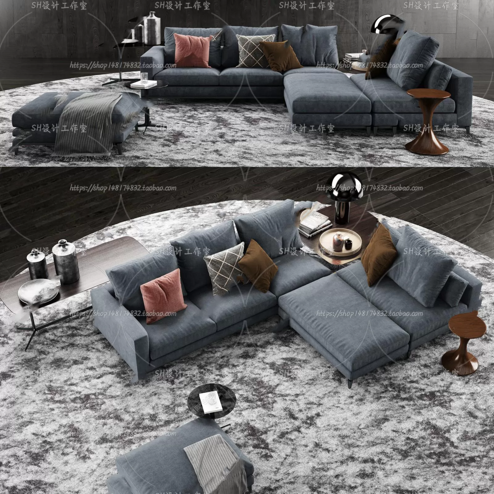 Modern Sofa – 3D Models – 0327