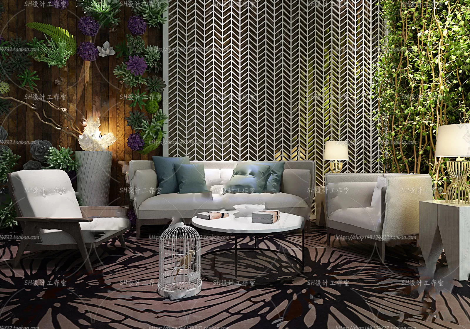 Modern Sofa – 3D Models – 0342