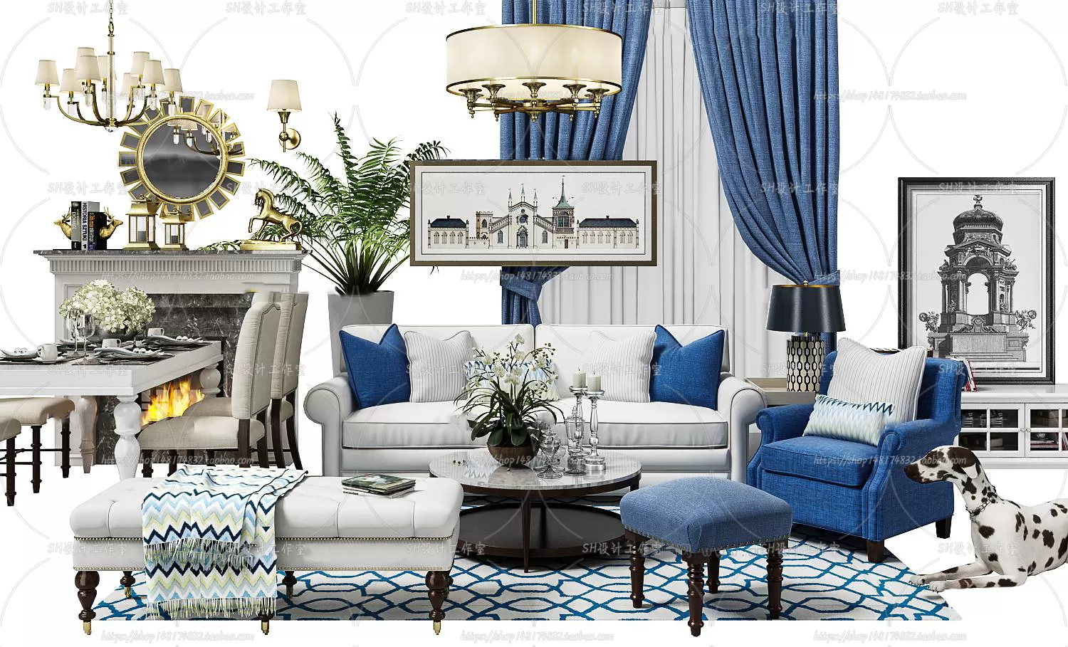 Modern Sofa – 3D Models – 0363