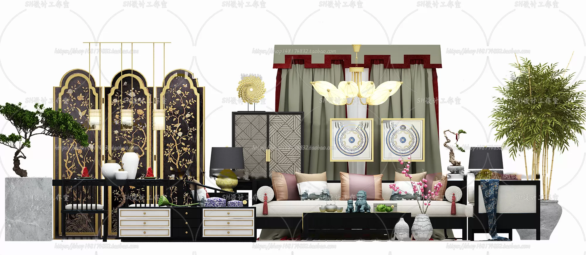 Modern Sofa – 3D Models – 0371