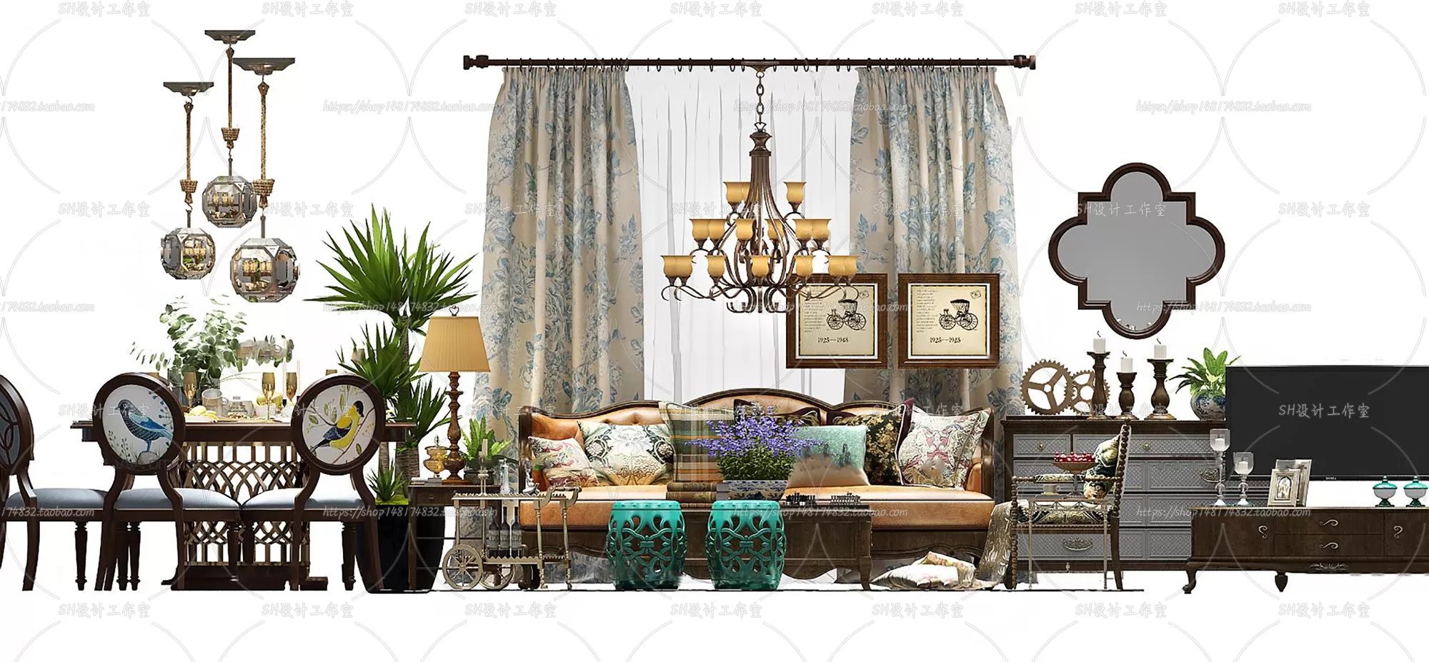 Modern Sofa – 3D Models – 0374