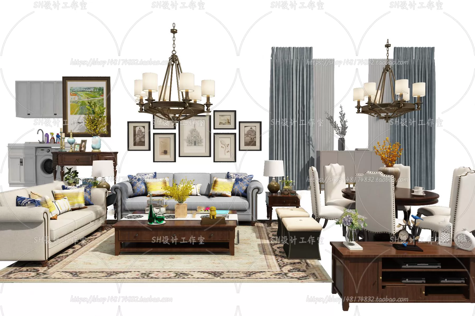 Modern Sofa – 3D Models – 0399