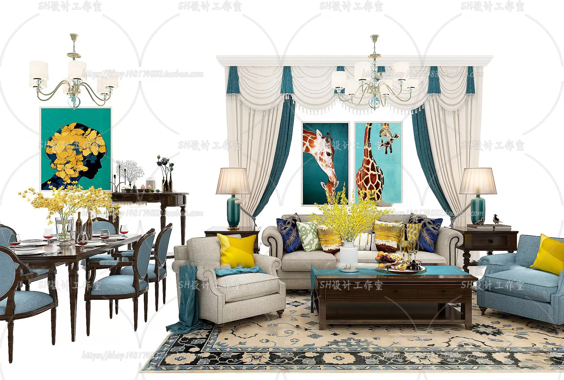 Modern Sofa – 3D Models – 0400