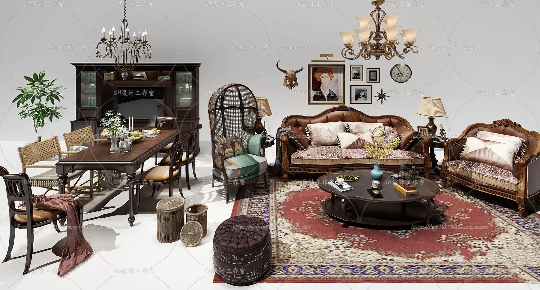 Modern Sofa – 3D Models – 0401