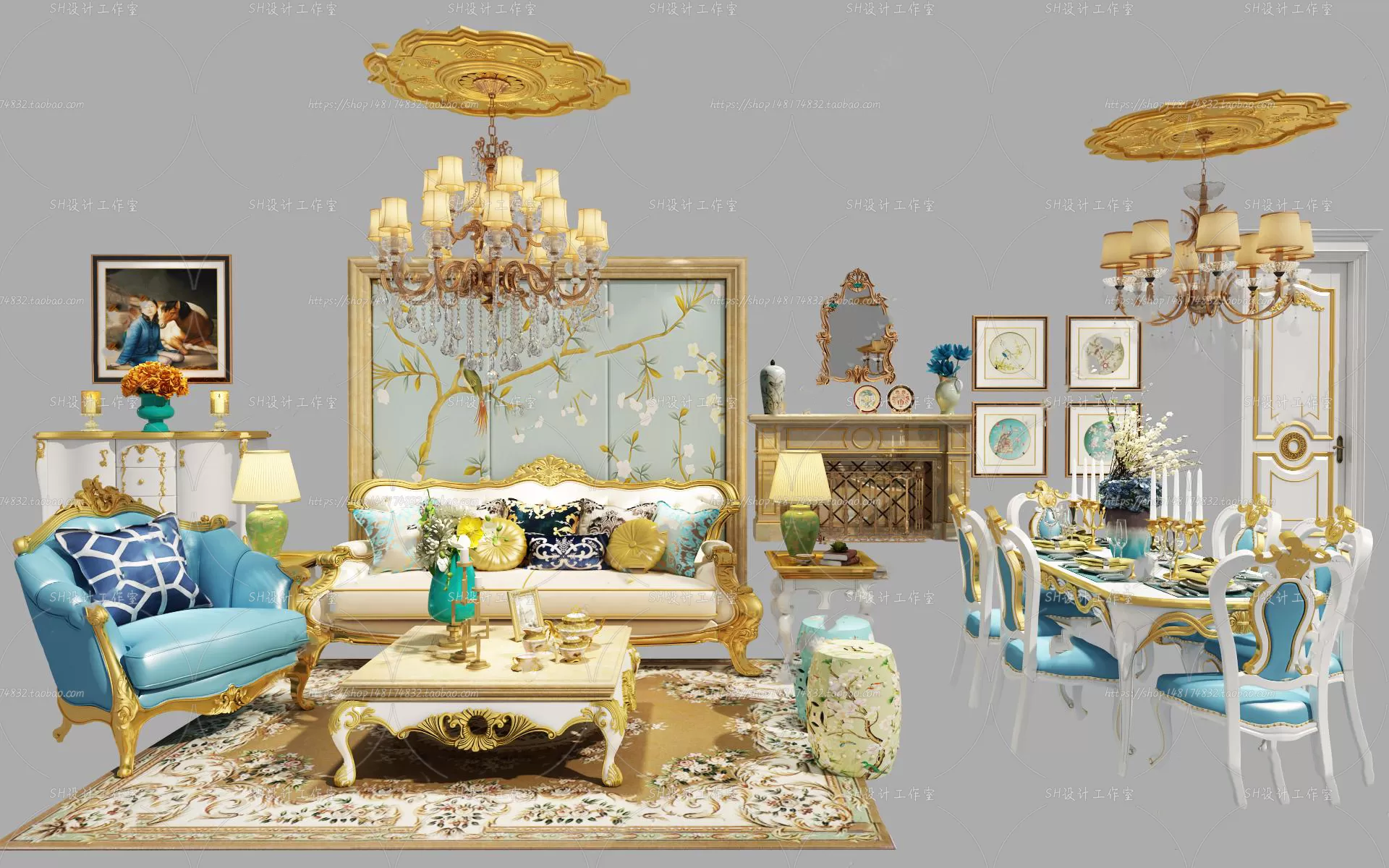 Modern Sofa – 3D Models – 0404