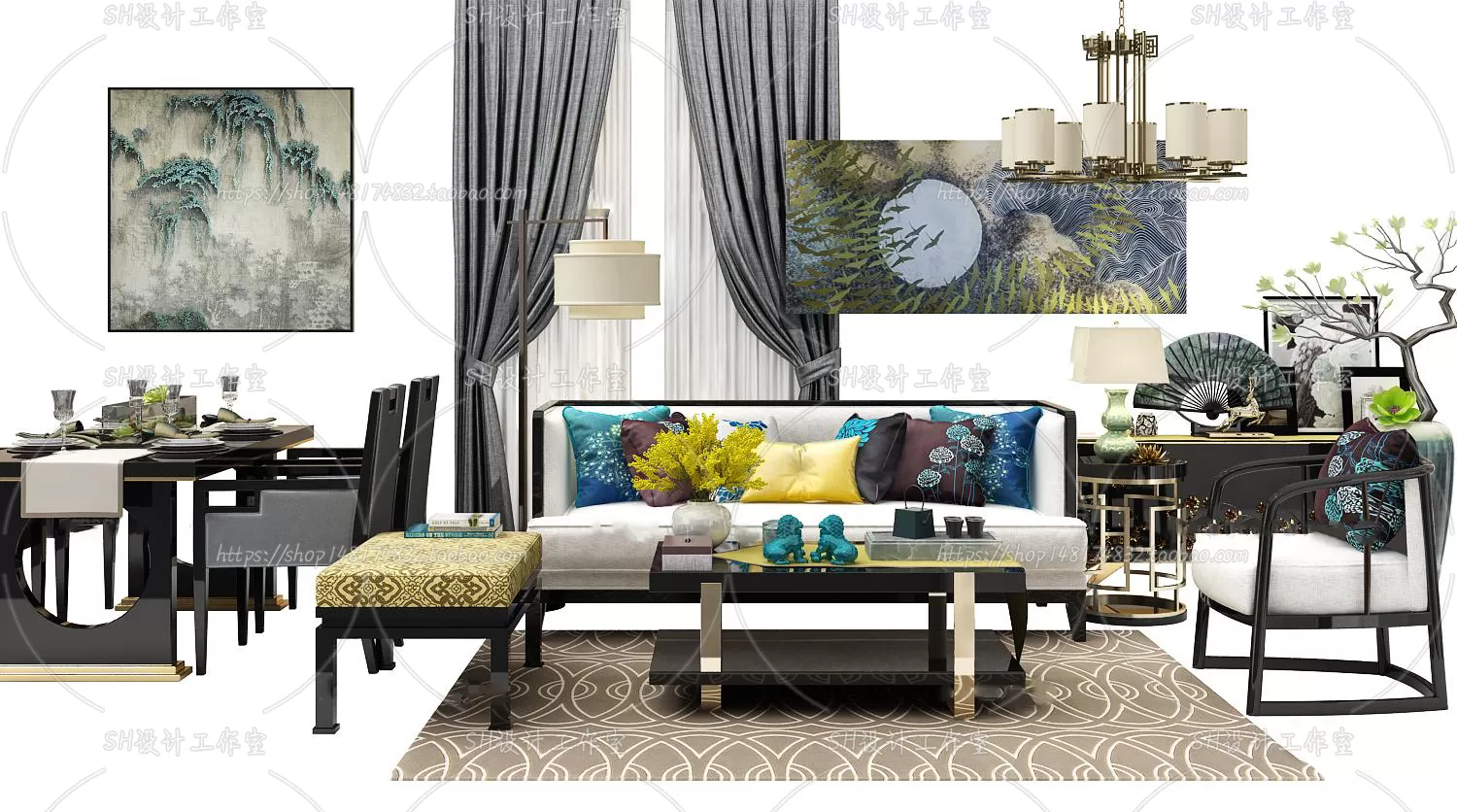 Modern Sofa – 3D Models – 0409