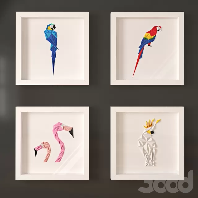 ART HIPICON paper birds – 206355