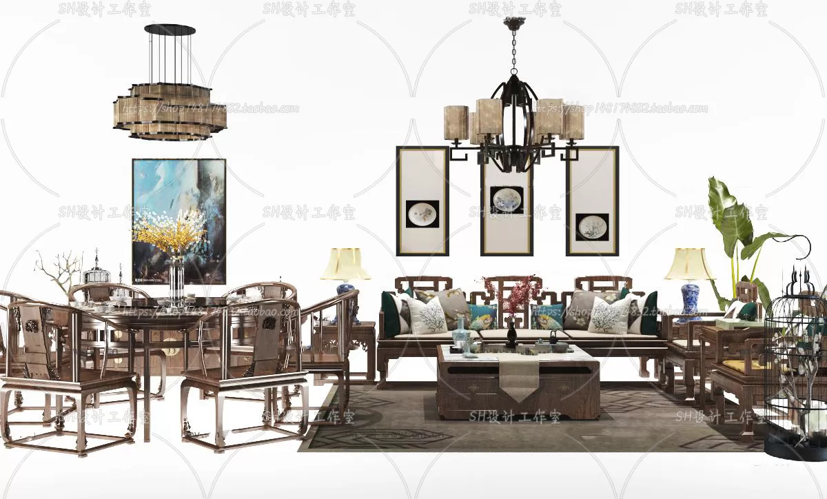 Modern Sofa – 3D Models – 0416