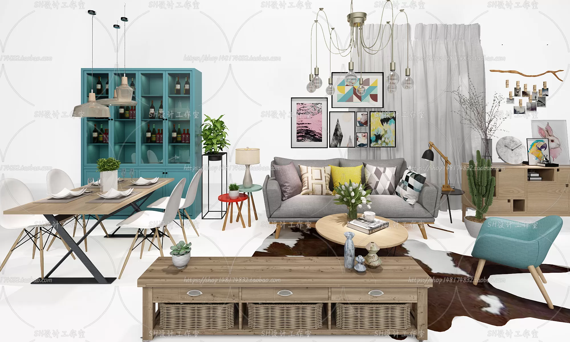 Modern Sofa – 3D Models – 0432