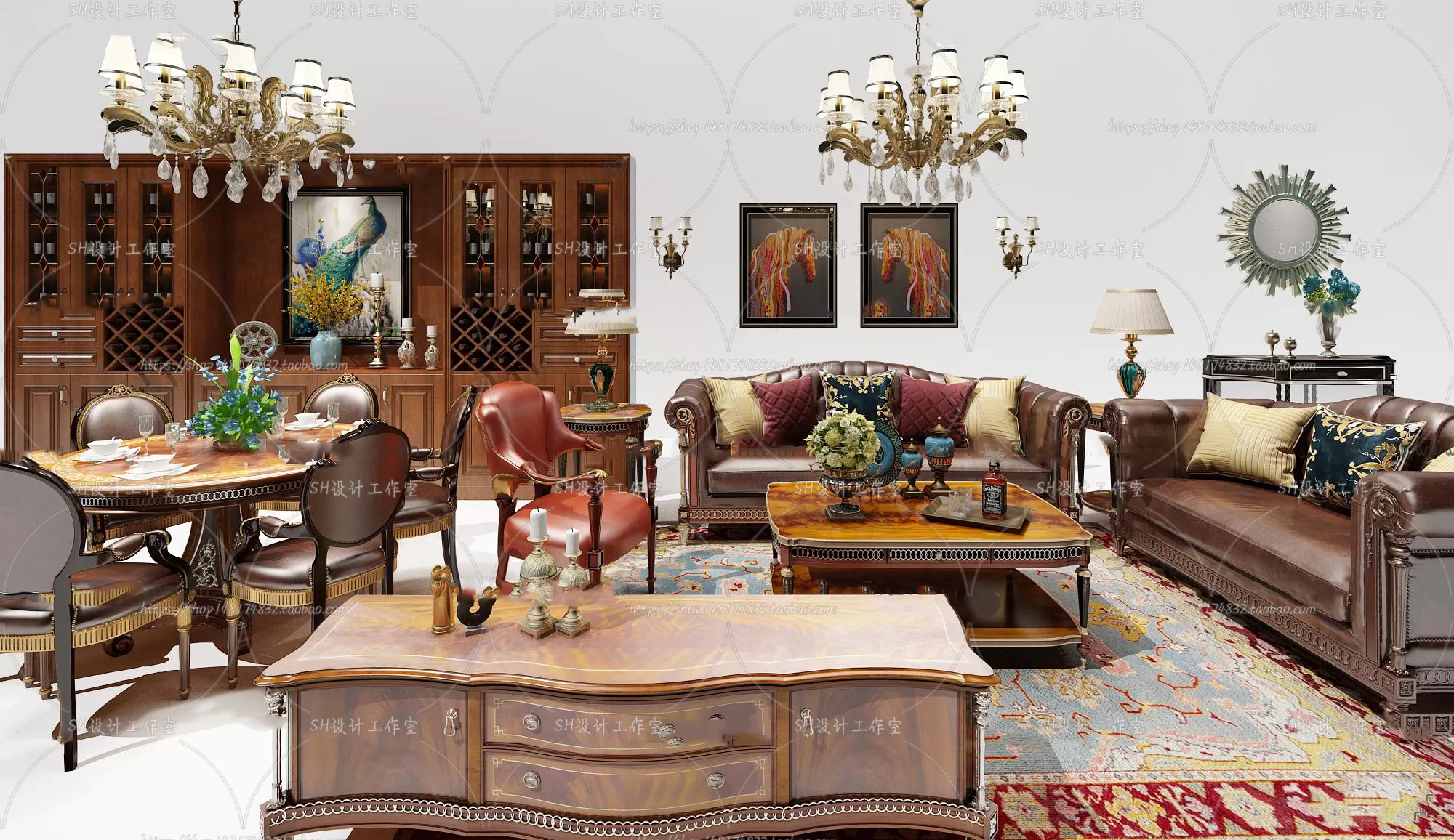 Modern Sofa – 3D Models – 0440