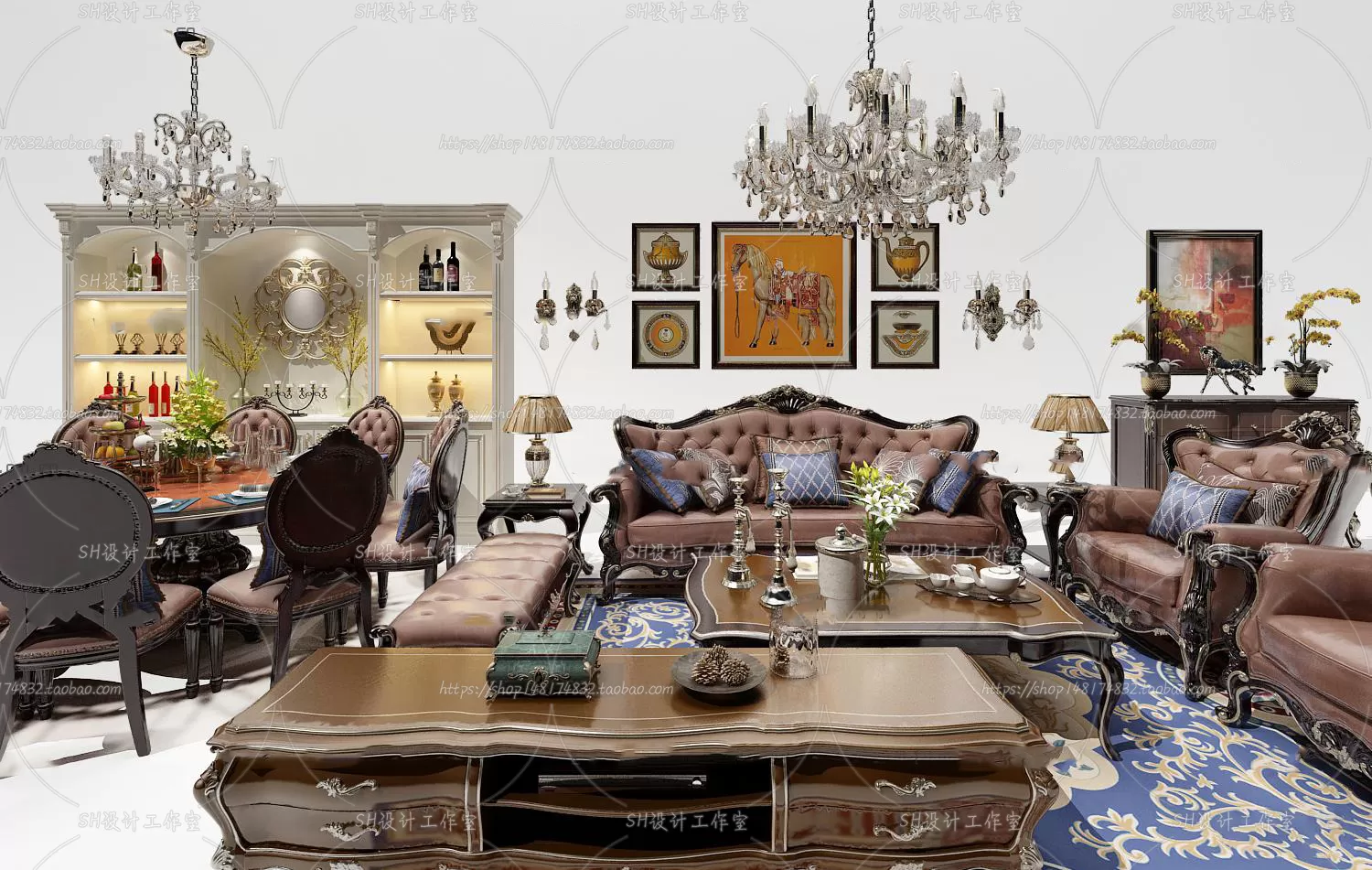 Modern Sofa – 3D Models – 0445