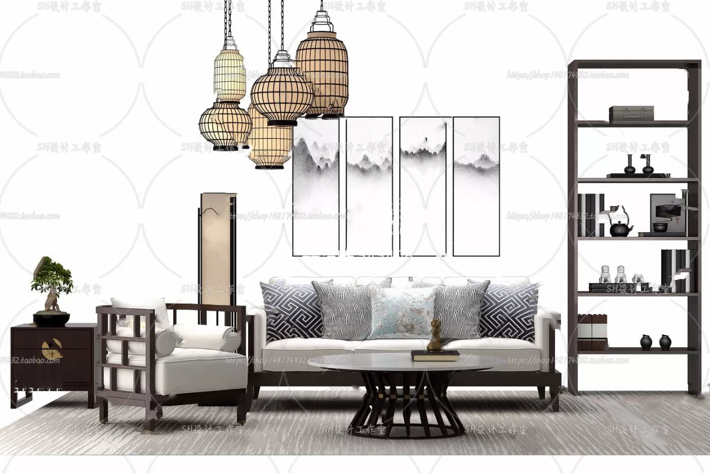 Modern Sofa – 3D Models – 0446