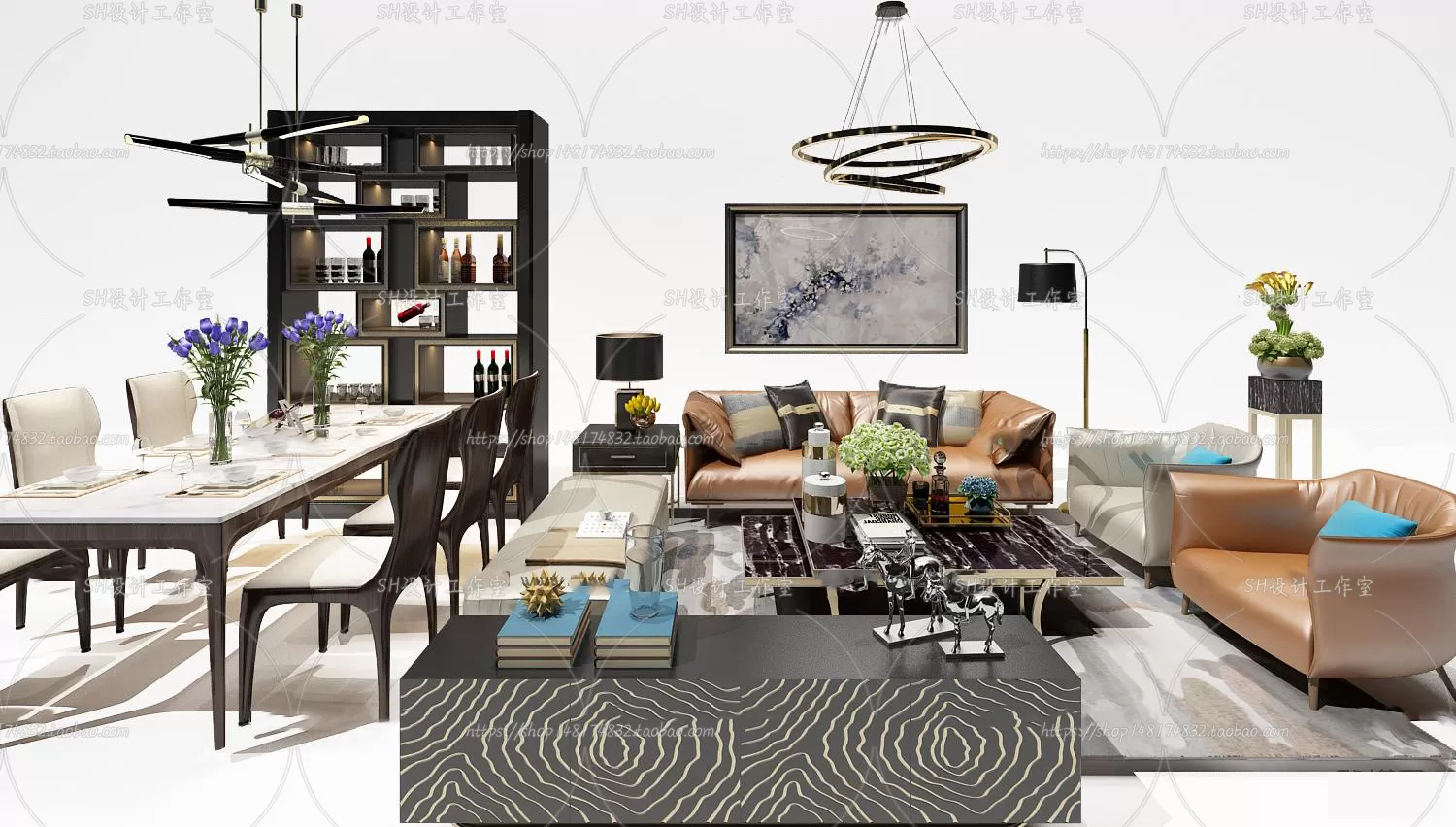 Modern Sofa – 3D Models – 0452