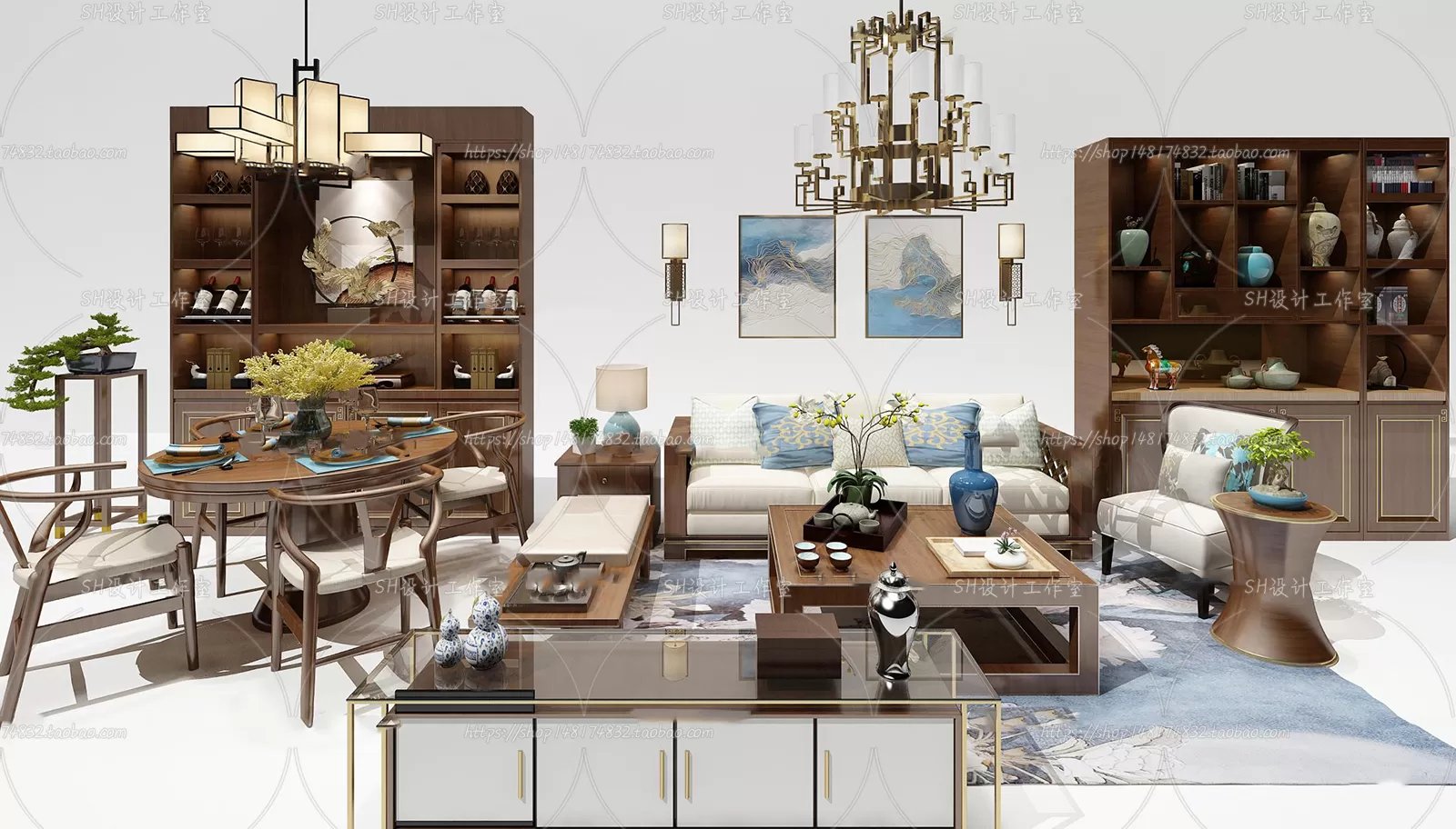 Modern Sofa – 3D Models – 0463