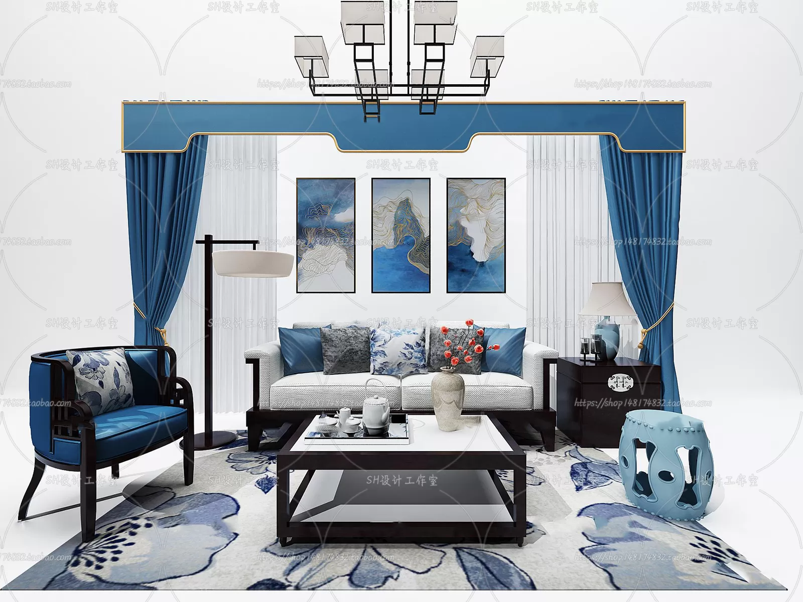 Modern Sofa – 3D Models – 0471