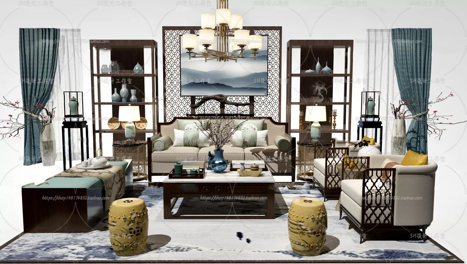 Modern Sofa – 3D Models – 0475