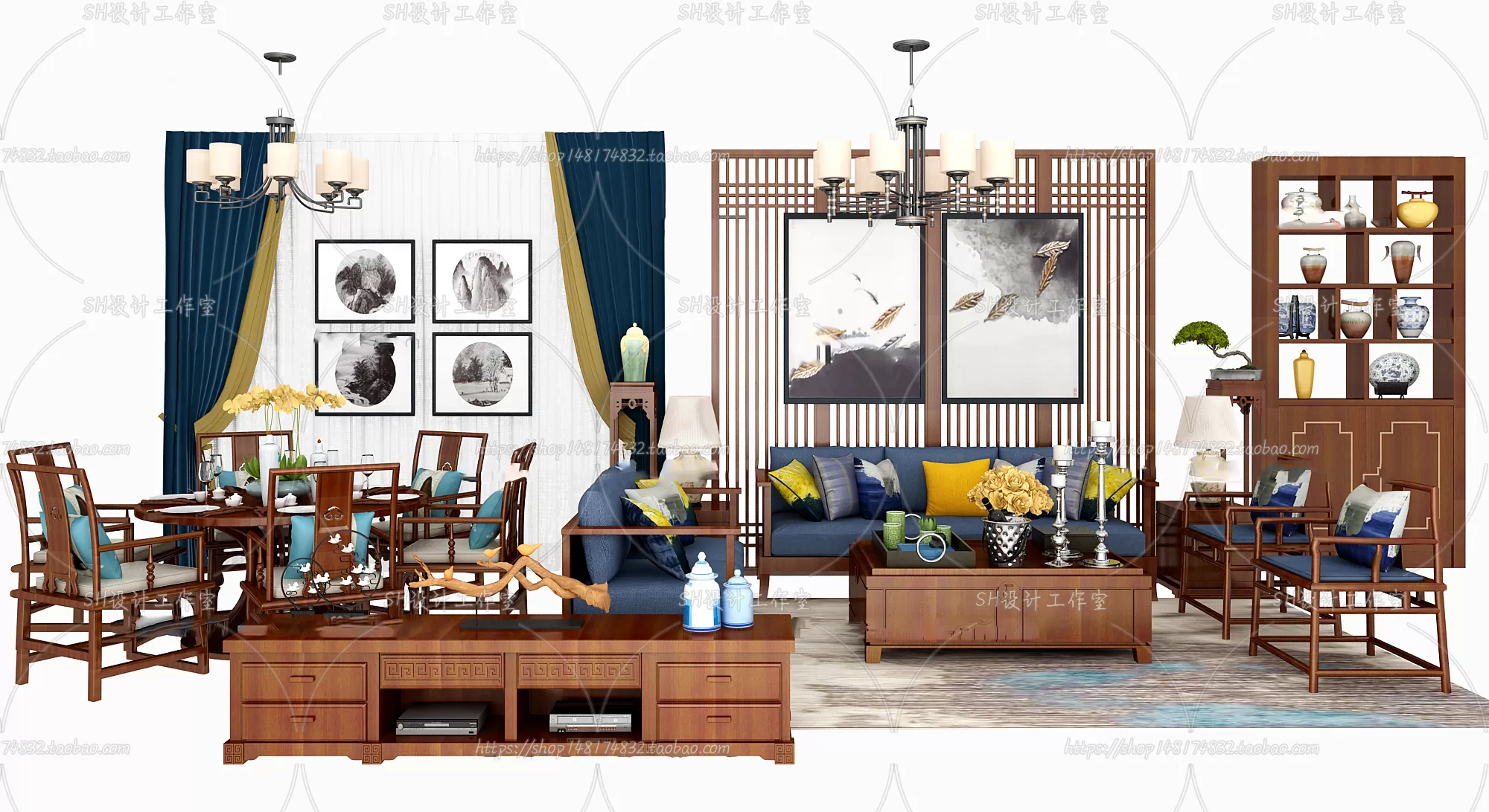 Modern Sofa – 3D Models – 0491