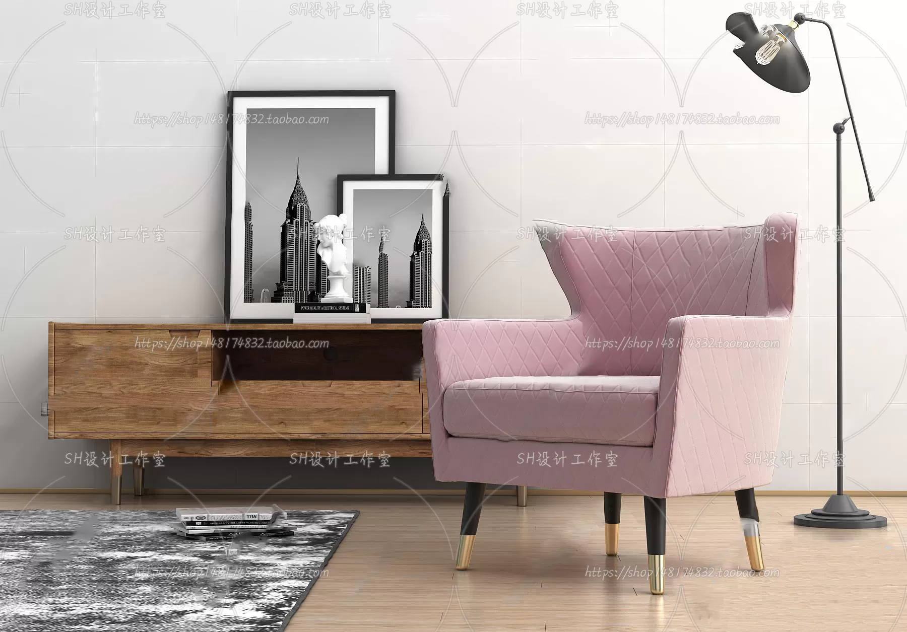 Single Sofa – 3D Models – 0522