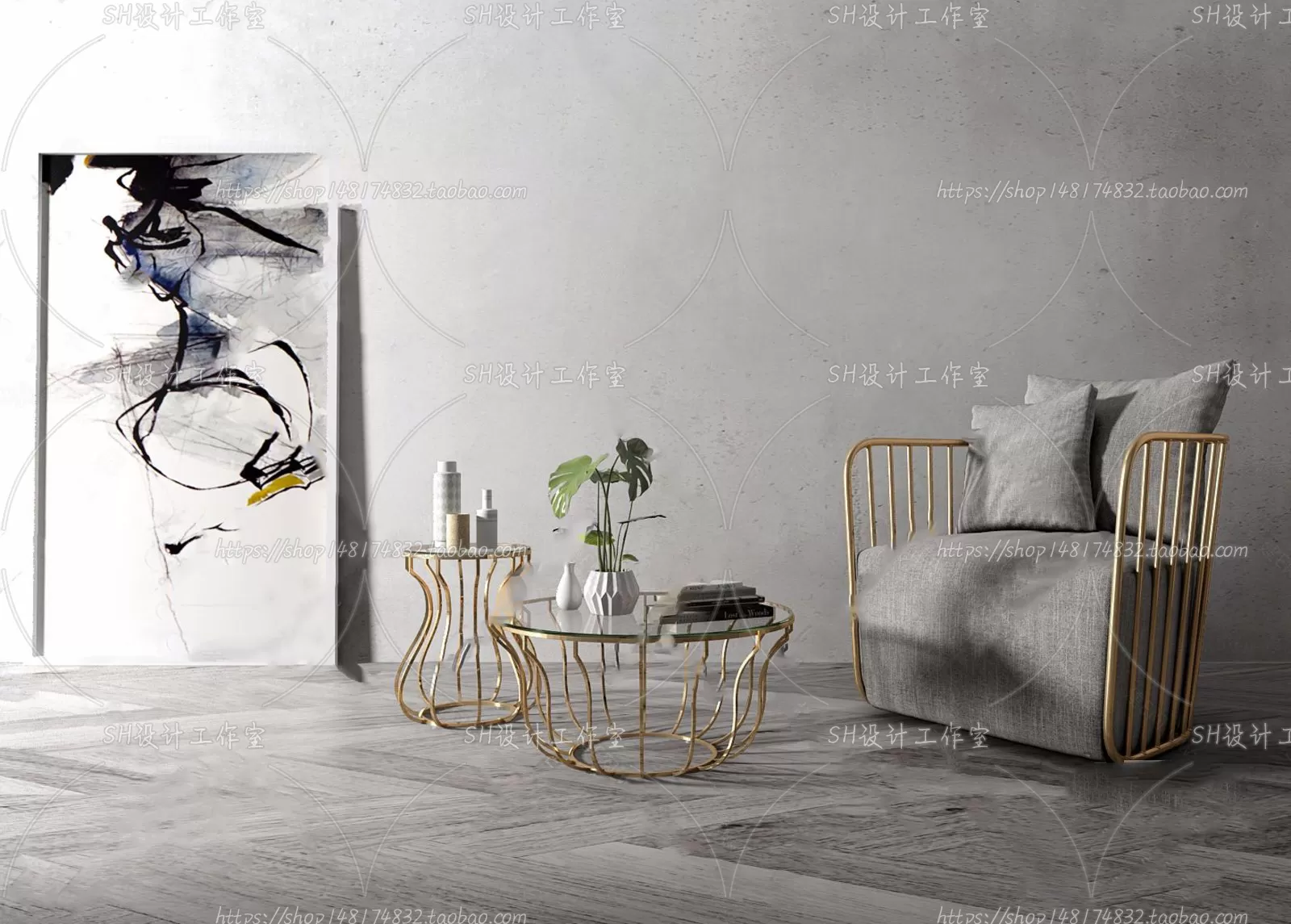 Single Sofa – 3D Models – 0533