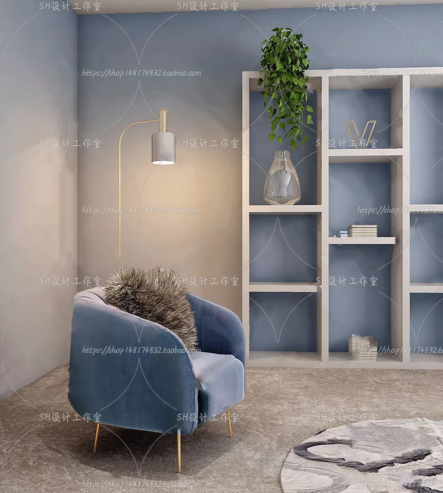 Single Sofa – 3D Models – 0534