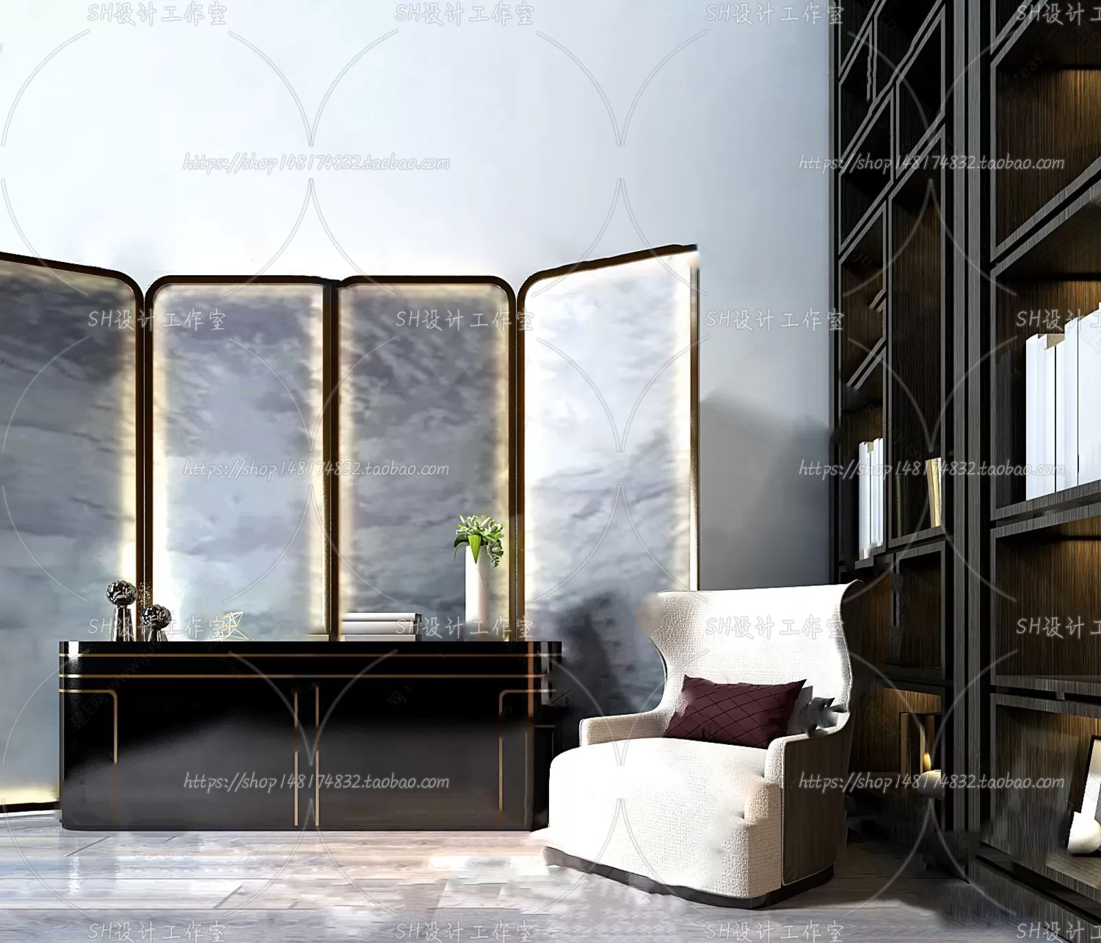 Single Sofa – 3D Models – 0539