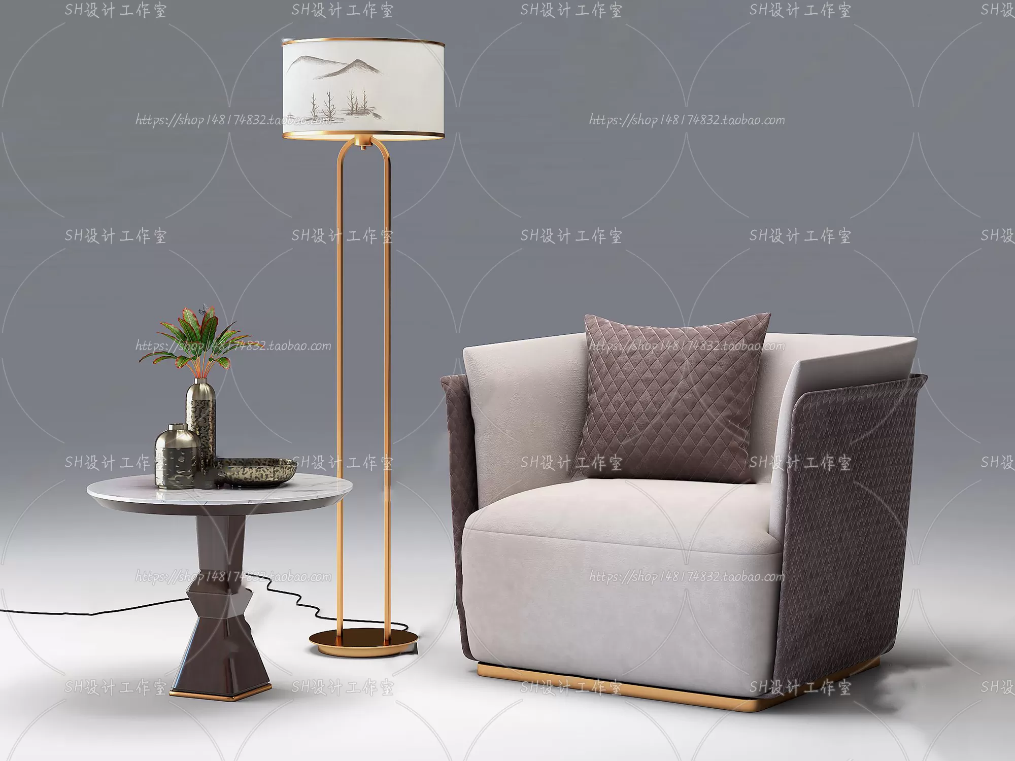 Single Sofa – 3D Models – 0540