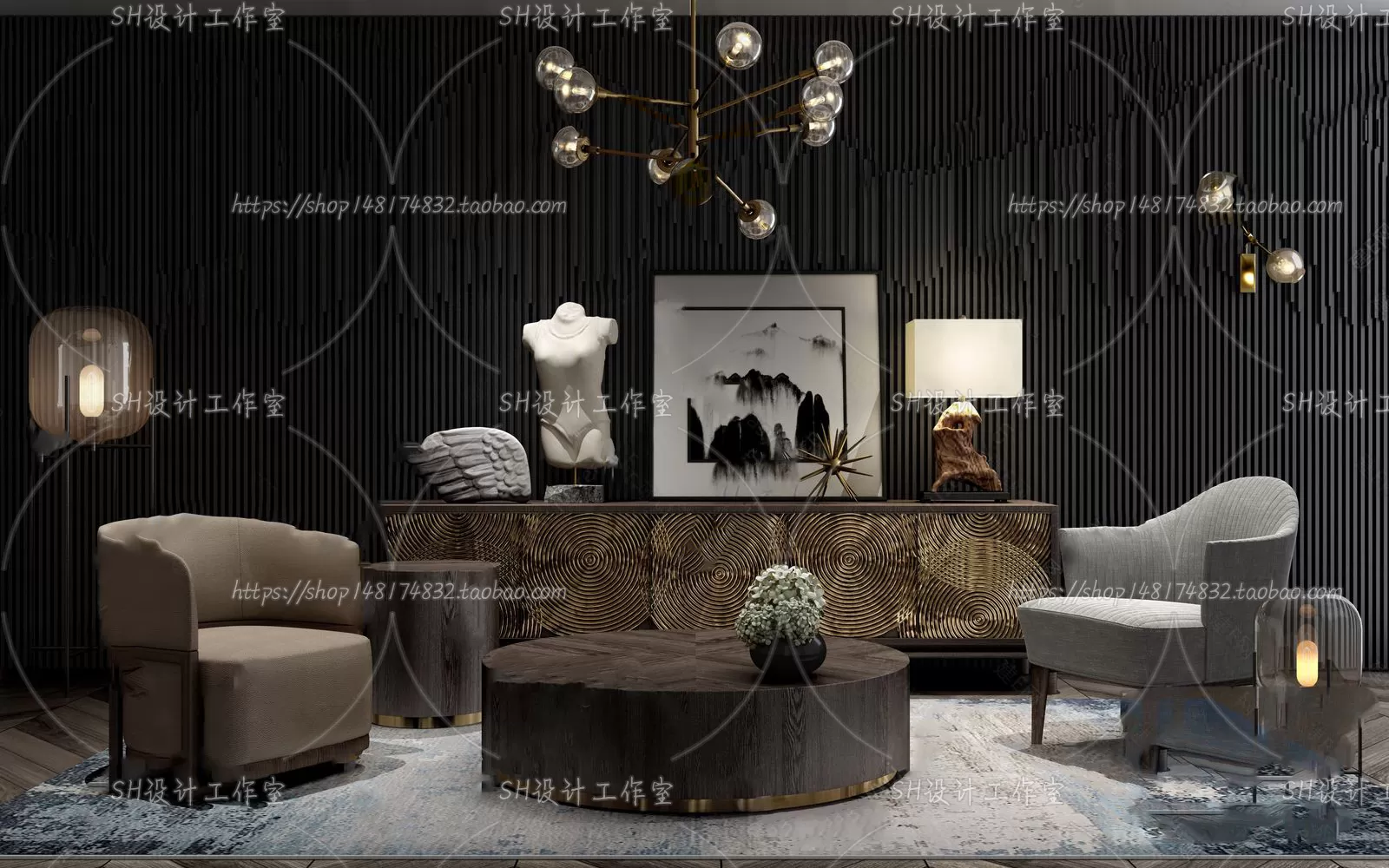 Single Sofa – 3D Models – 0542