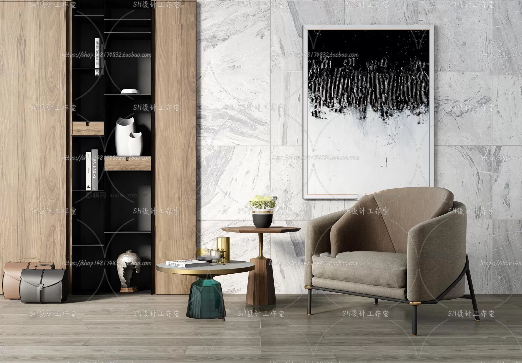 Single Sofa – 3D Models – 0547