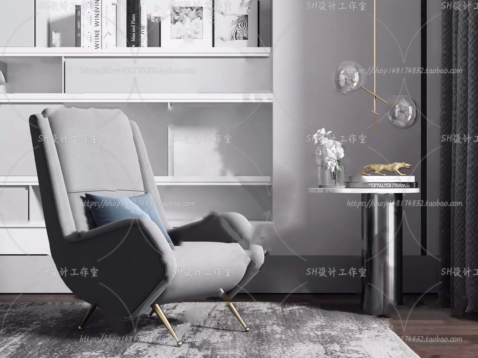 Single Sofa – 3D Models – 0549