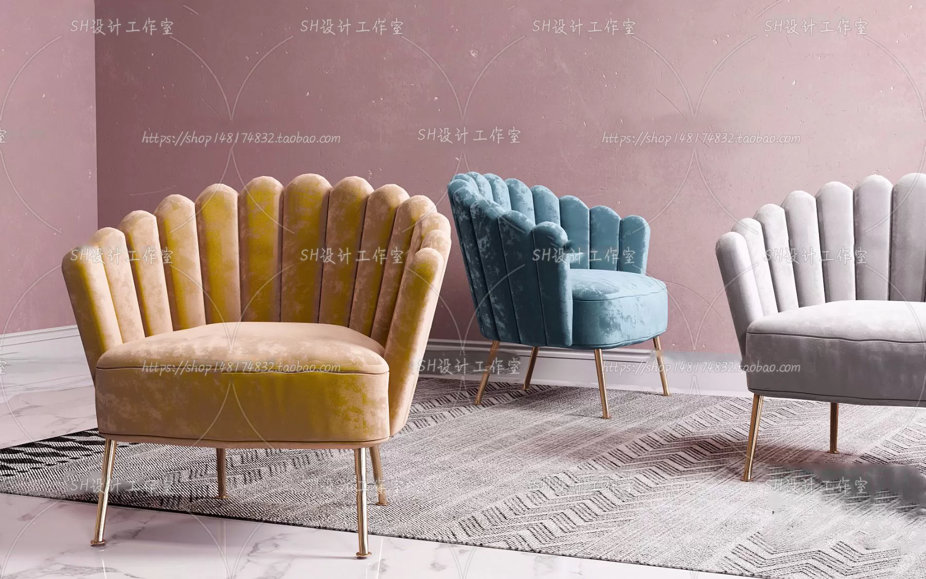 Single Sofa – 3D Models – 0551