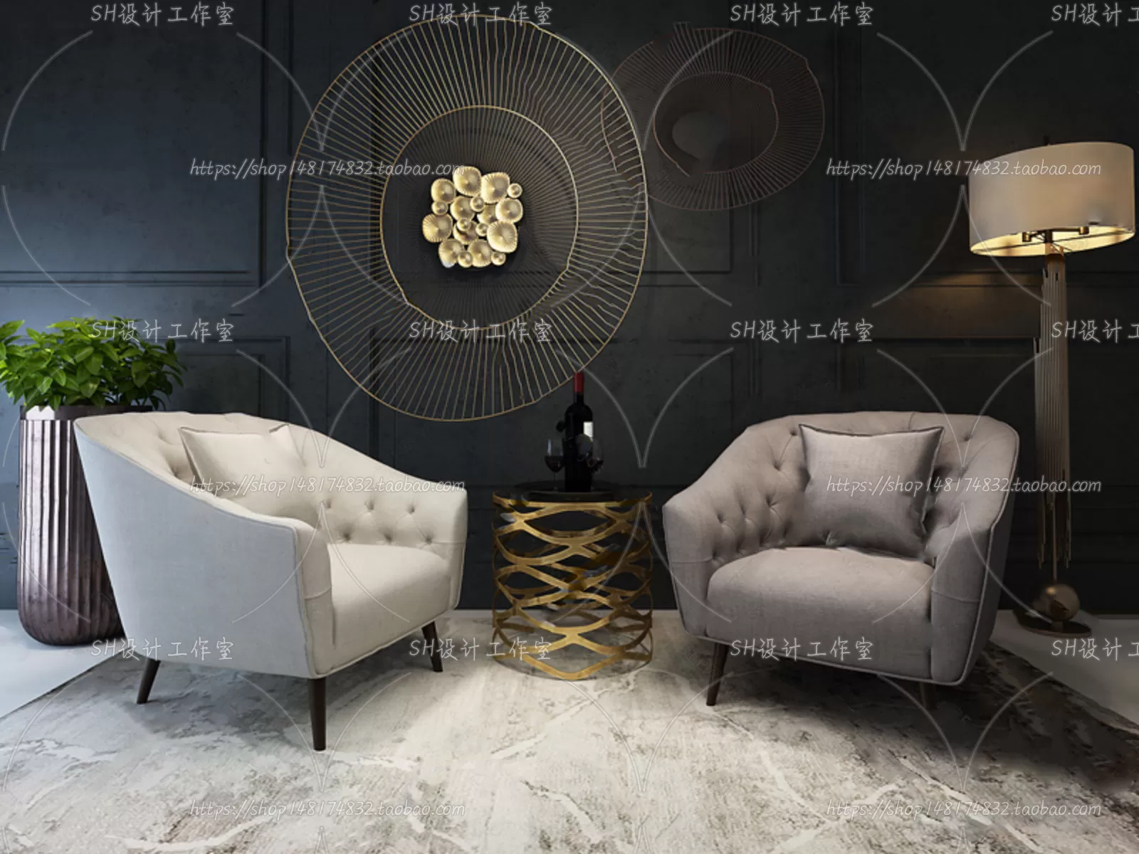 Single Sofa – 3D Models – 0559