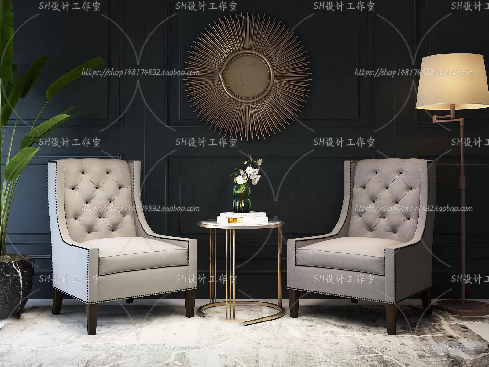 Single Sofa – 3D Models – 0560