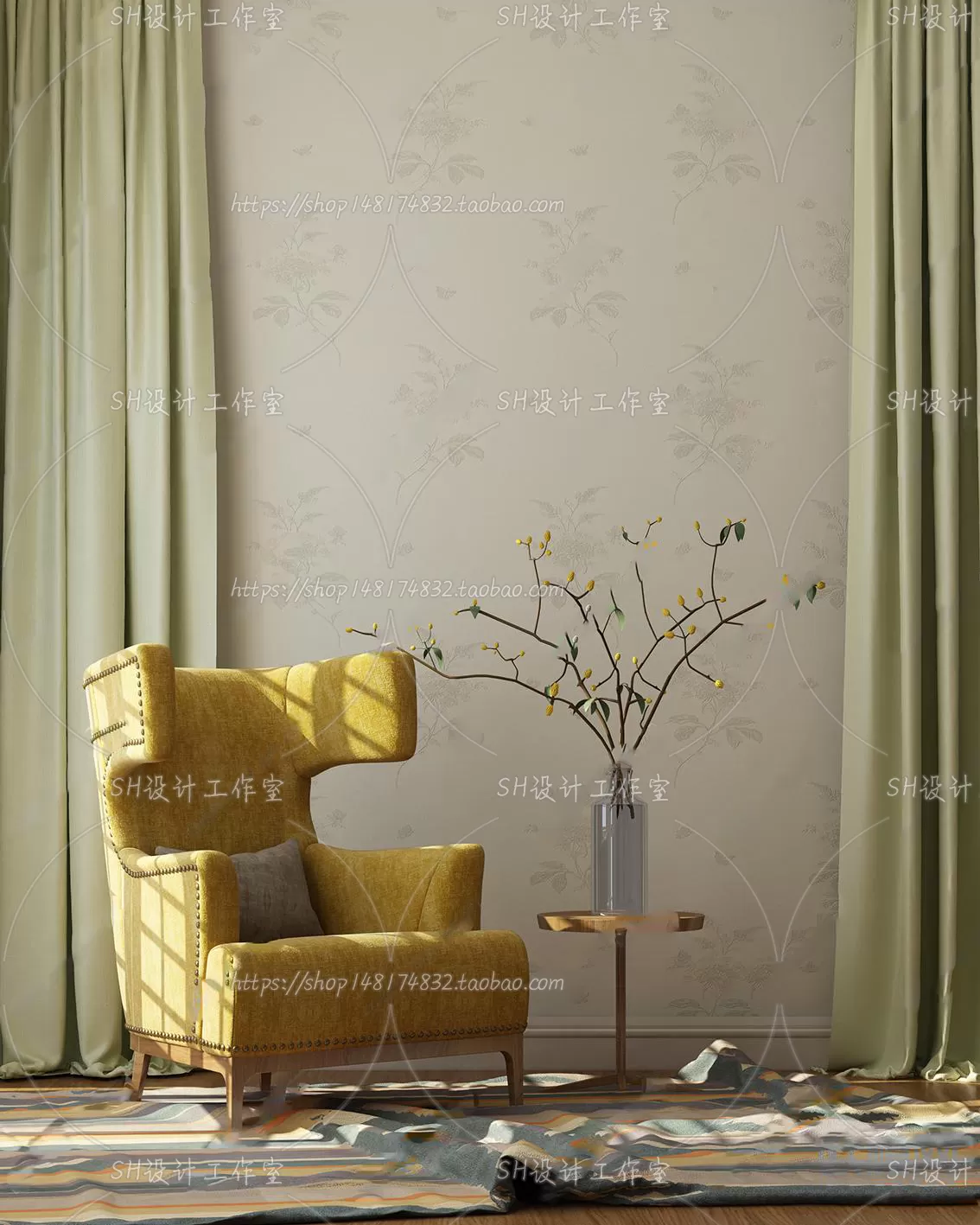 Single Sofa – 3D Models – 0561