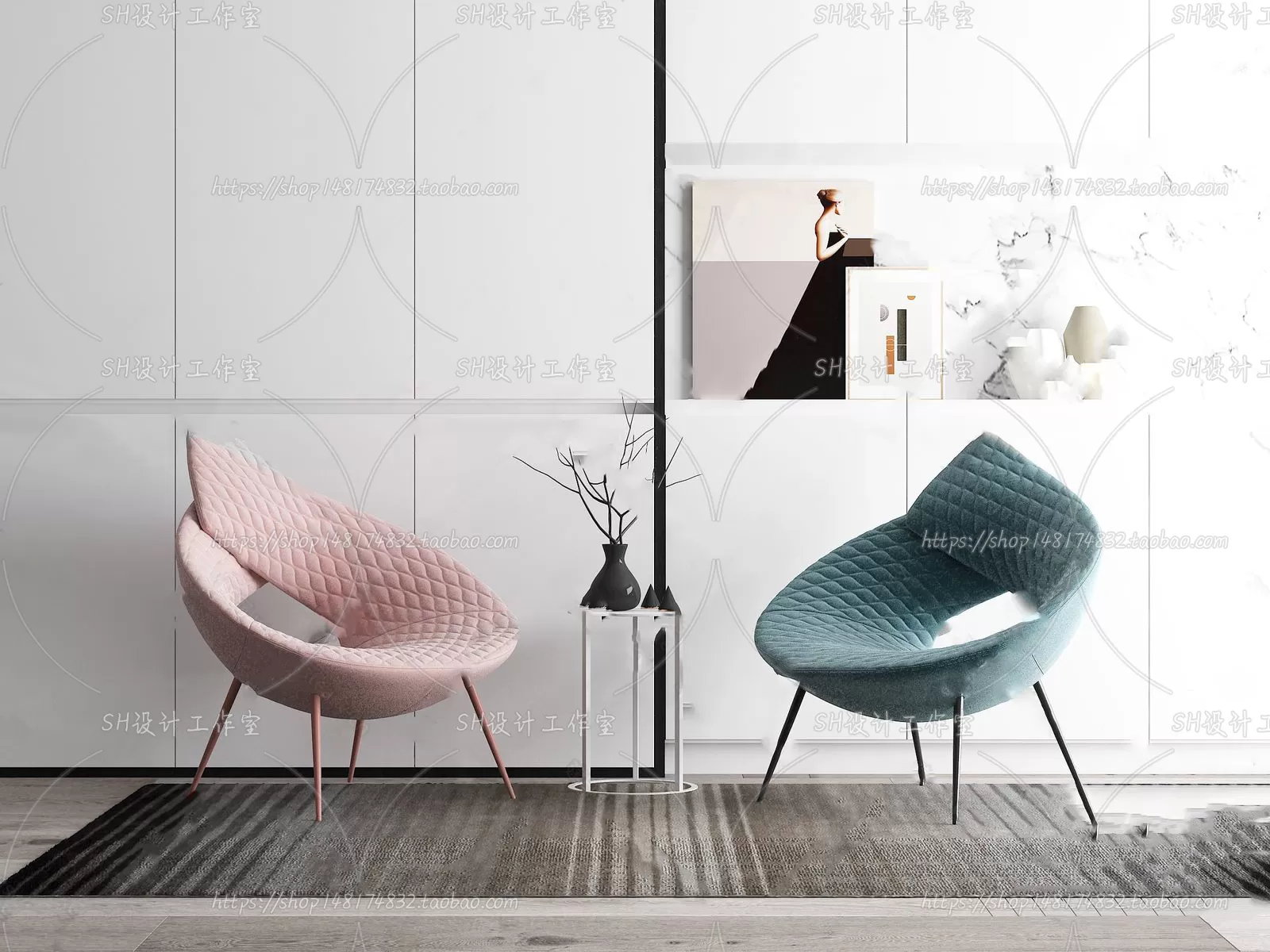 Single Sofa – 3D Models – 0567