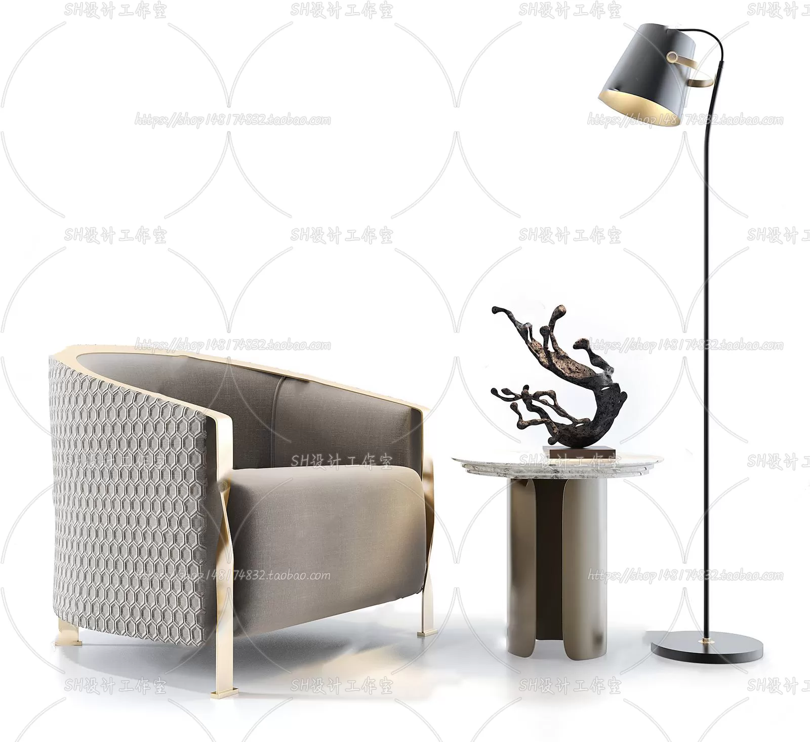 Single Sofa – 3D Models – 0578