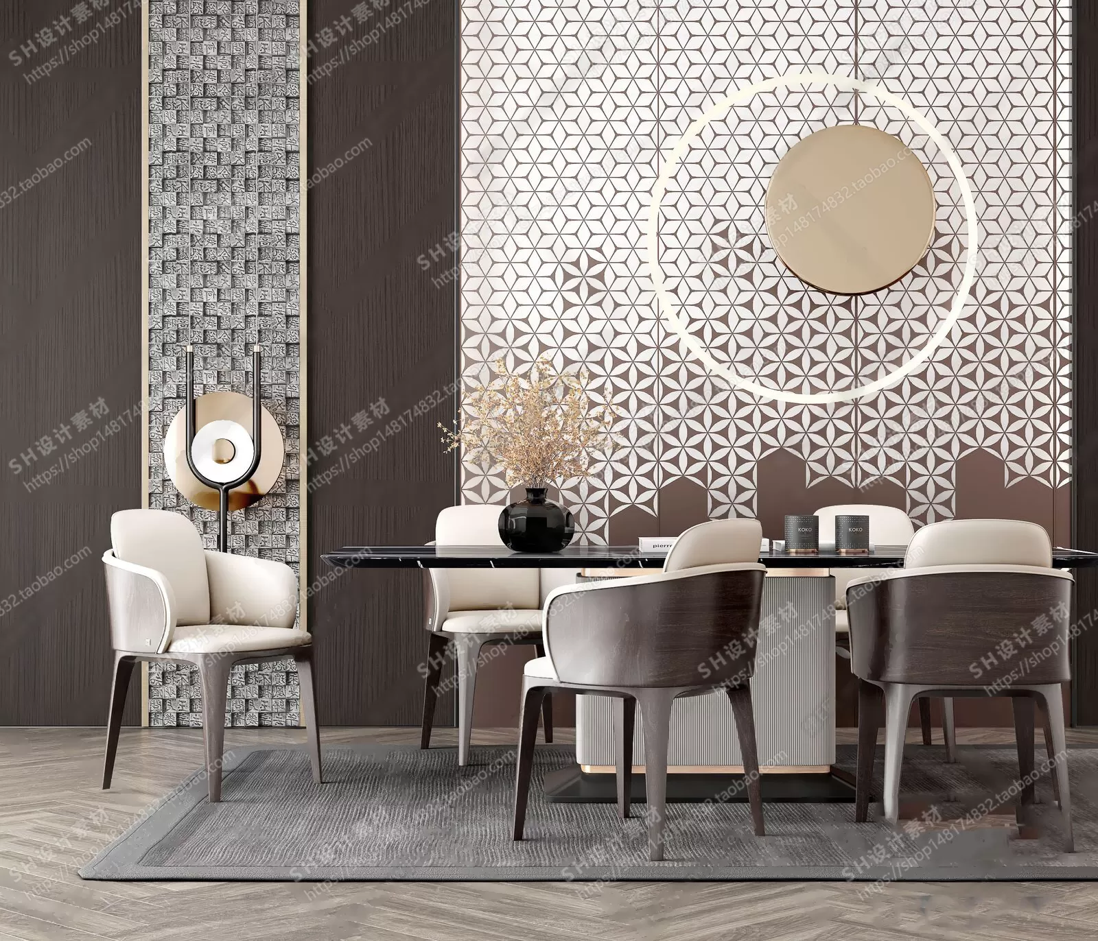 Table And Chairs – 3D Models – 0623